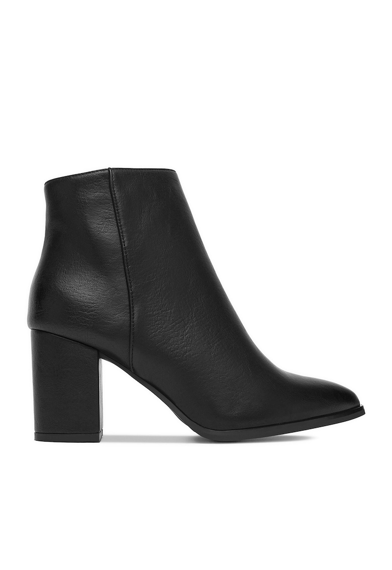 Botine dama 1901 - negru - material sintetic