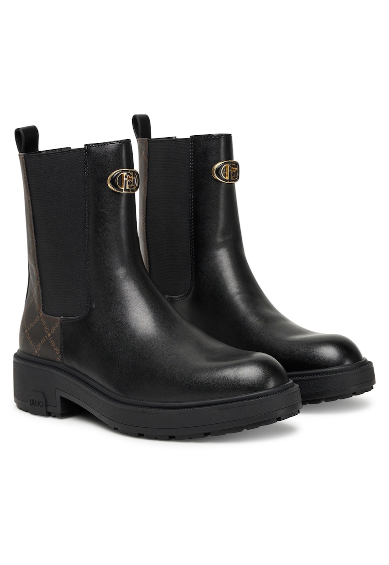 Botine piele naturala - maronii