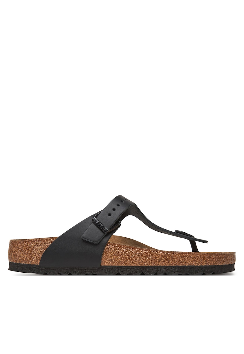 Slapi unisex Arizona - piele naturala - negru