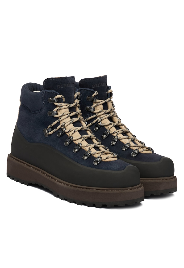 Ghete barbati bleumarin - piele naturala - model Roccia Vet Due Gomma