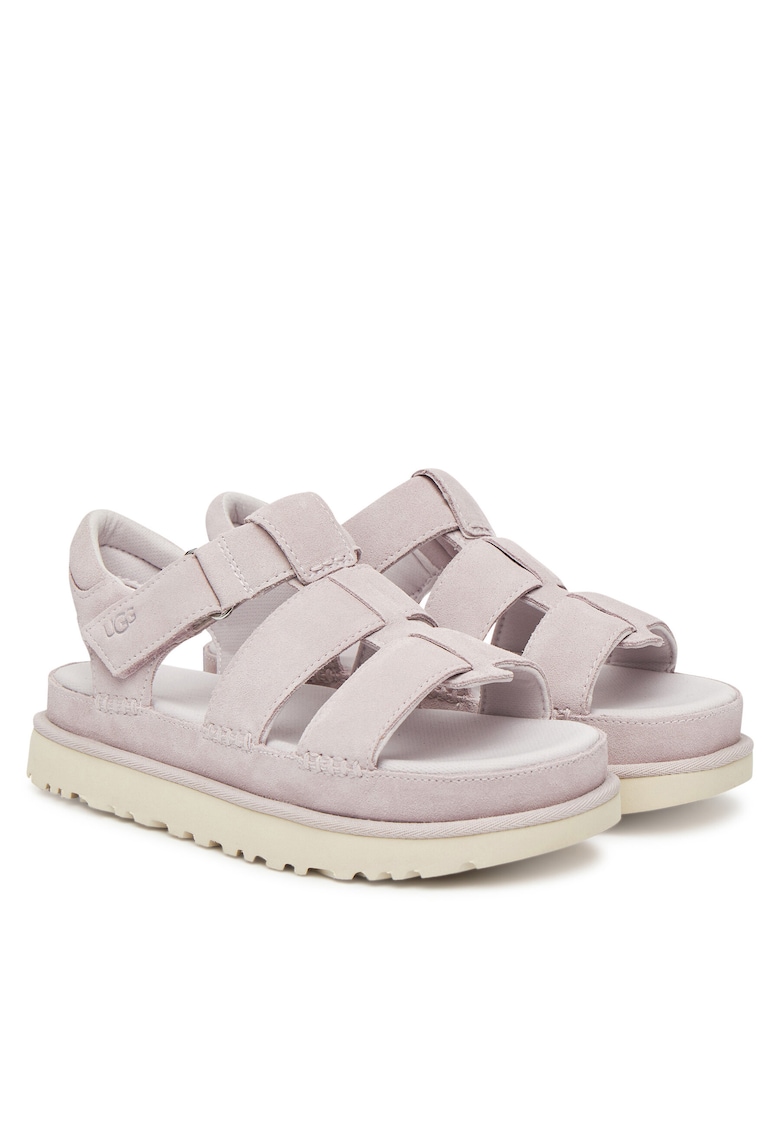 Sandale dama Bay Fog - piele naturala - cu curea - culoare bej