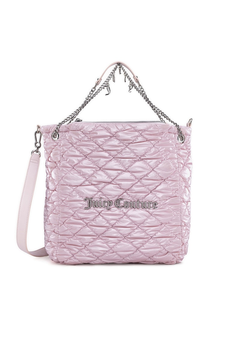 Geanta dama roz - din material sintetic