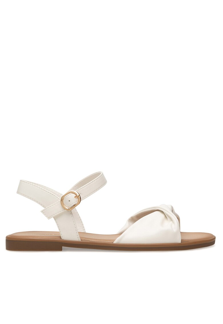 Sandale dama - model CHIKA WS250723-1 - alb - plastic