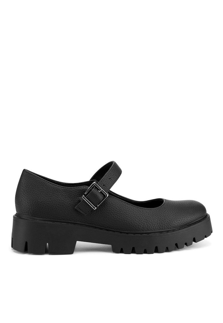 Pantofi dama 8-829-1 - Textil - Negru -
