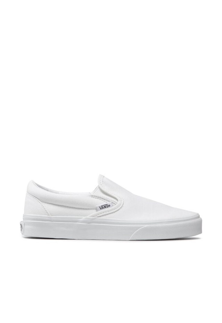 Mocasini unisex True White - alb - textil