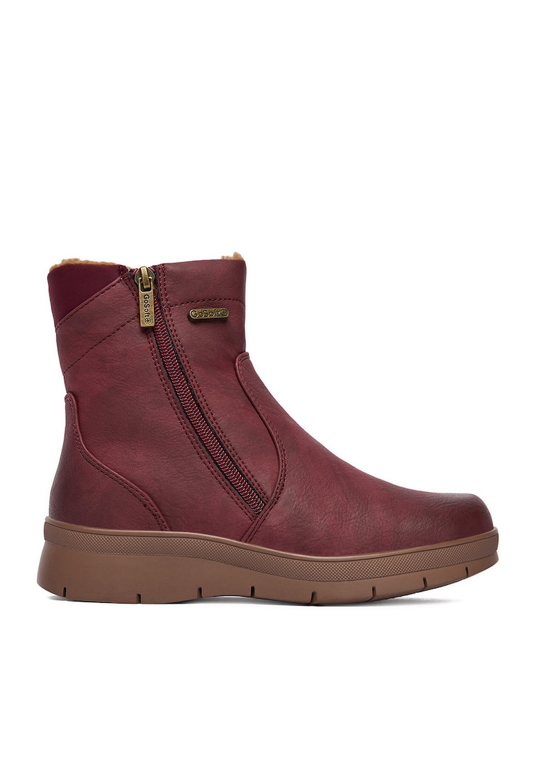 Botine dama WS5921-03 - Textil - Visiniu