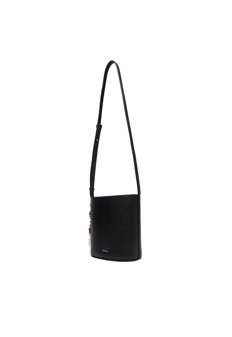 Geanta dama Roxie Mini - piele naturala - neagra
