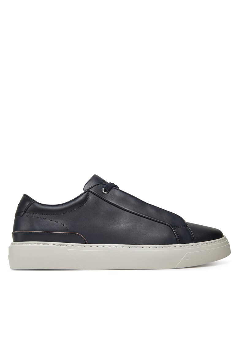 Tenisi barbati model 401 piele naturala - Bleumarin