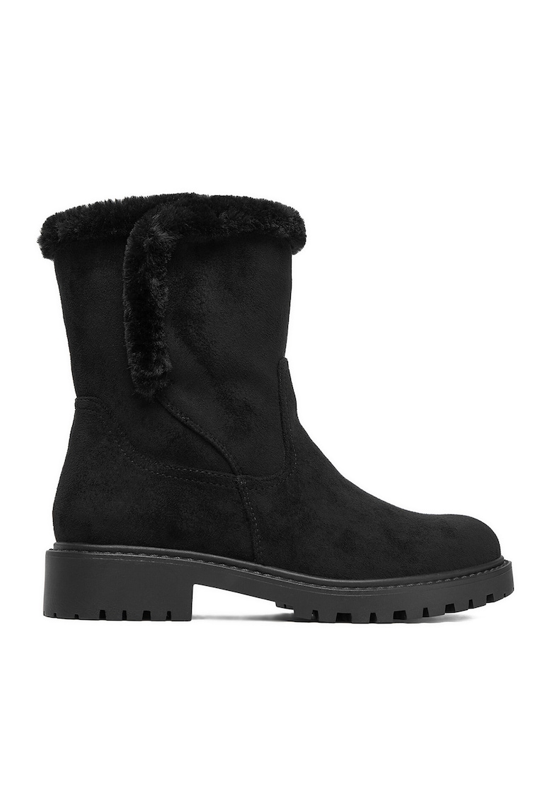 Botine dama CEO-HY90165-8 - Textil - Negru