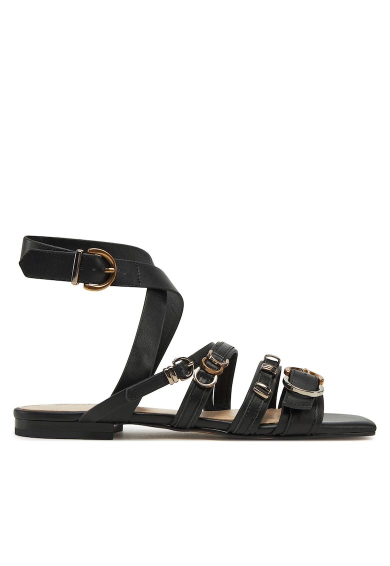 Sandale dama - Z99 Marli - piele naturala - negru -
