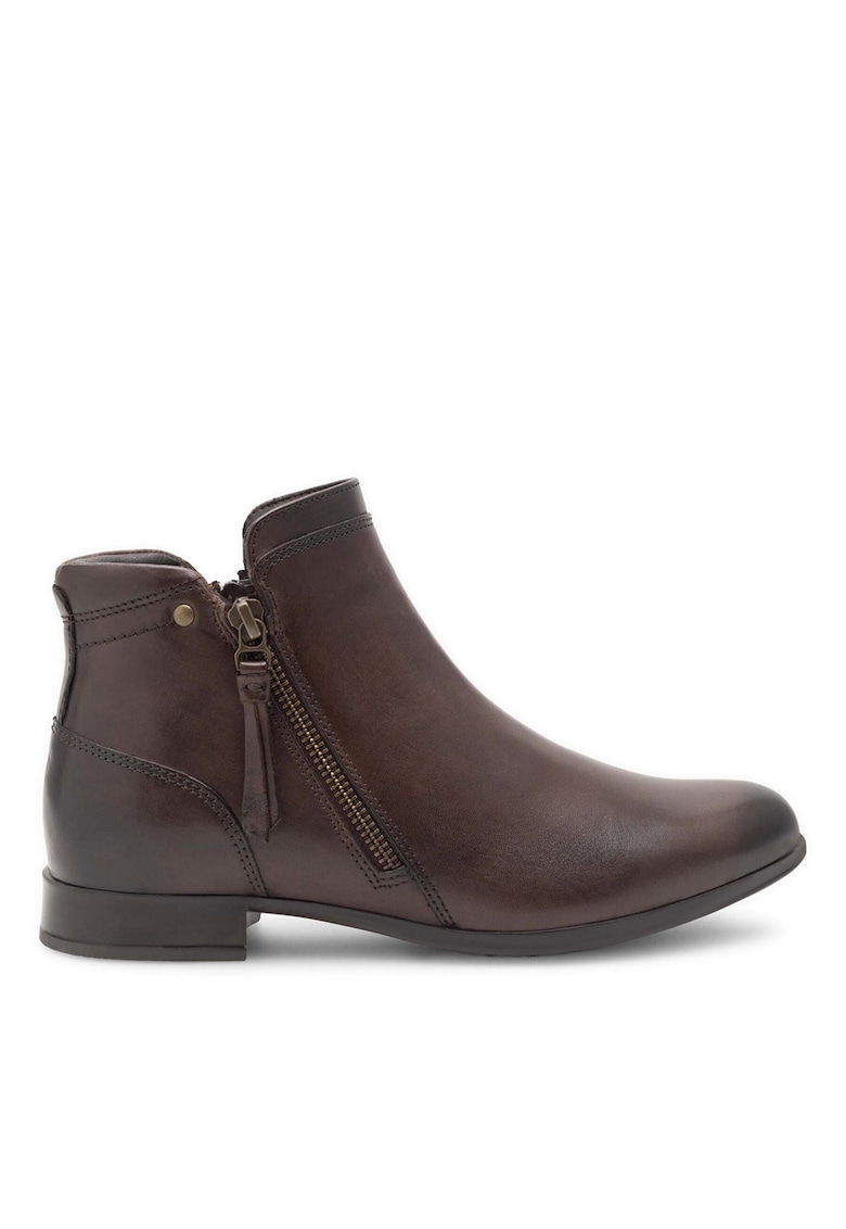 Botine dama maro piele naturala - Maro