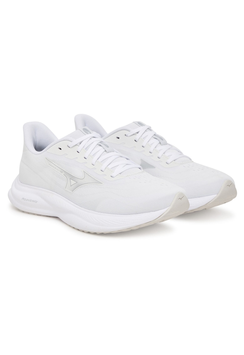 Pantofi sport barbati alergare - alb - textil