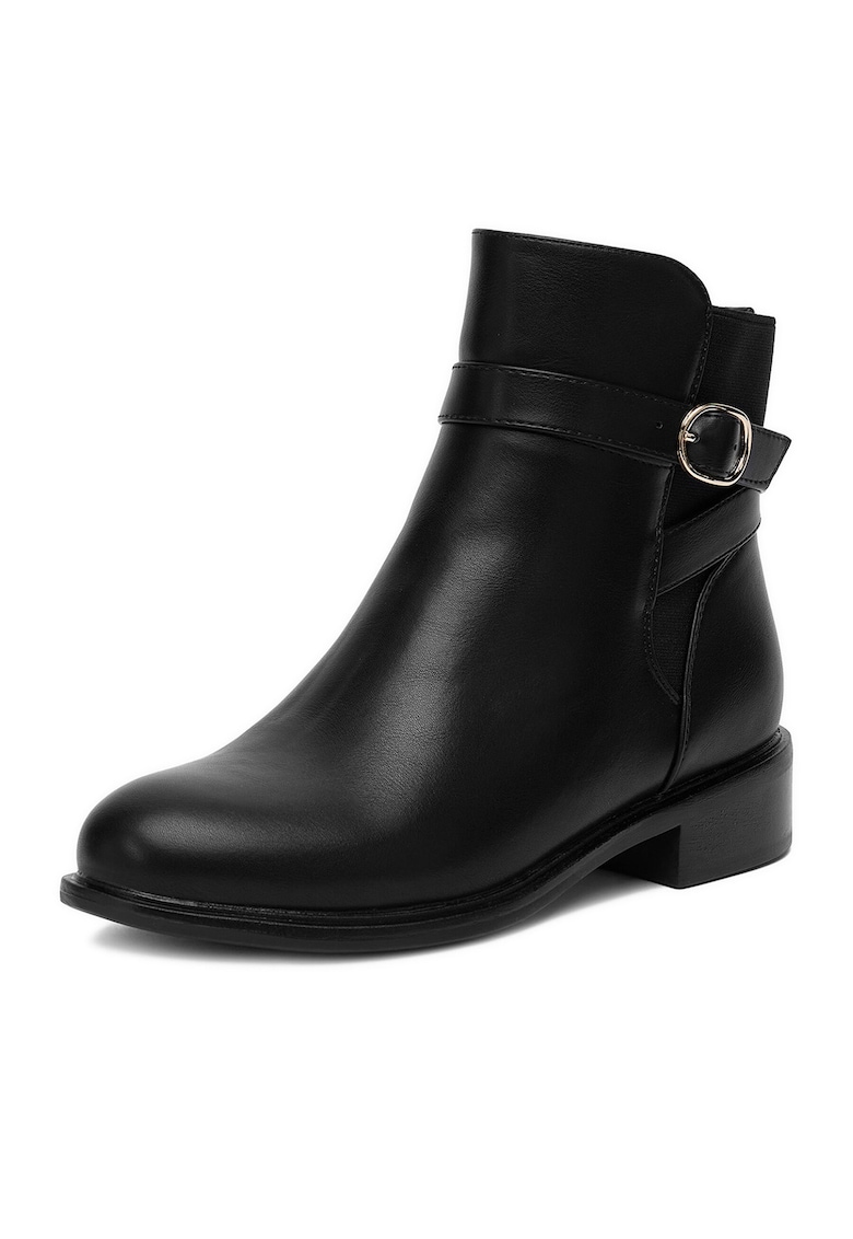 Botine dama HX20207-287 - Textil - Negru