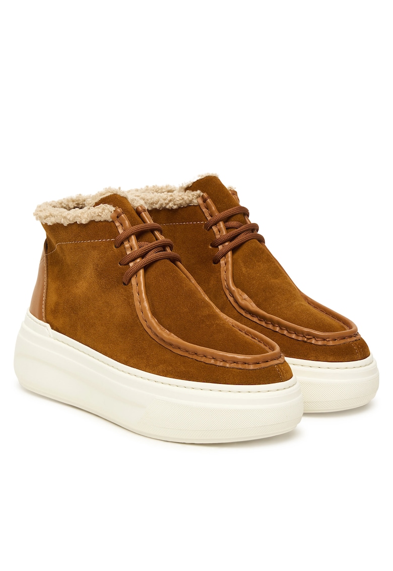 Ghete de zapada - Brandy - piele naturala - maro