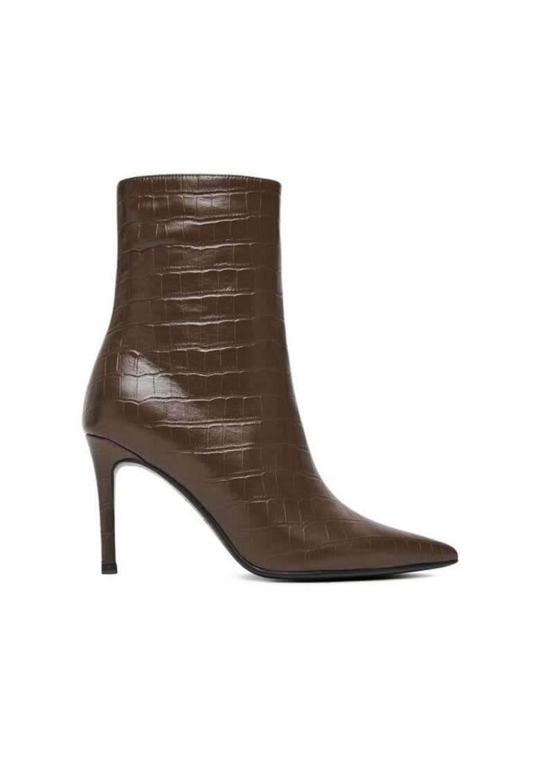 Botine dama - maro - piele naturala - Maro