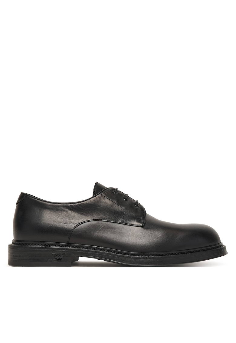 Pantofi barbati - ghete - piele naturala - negru