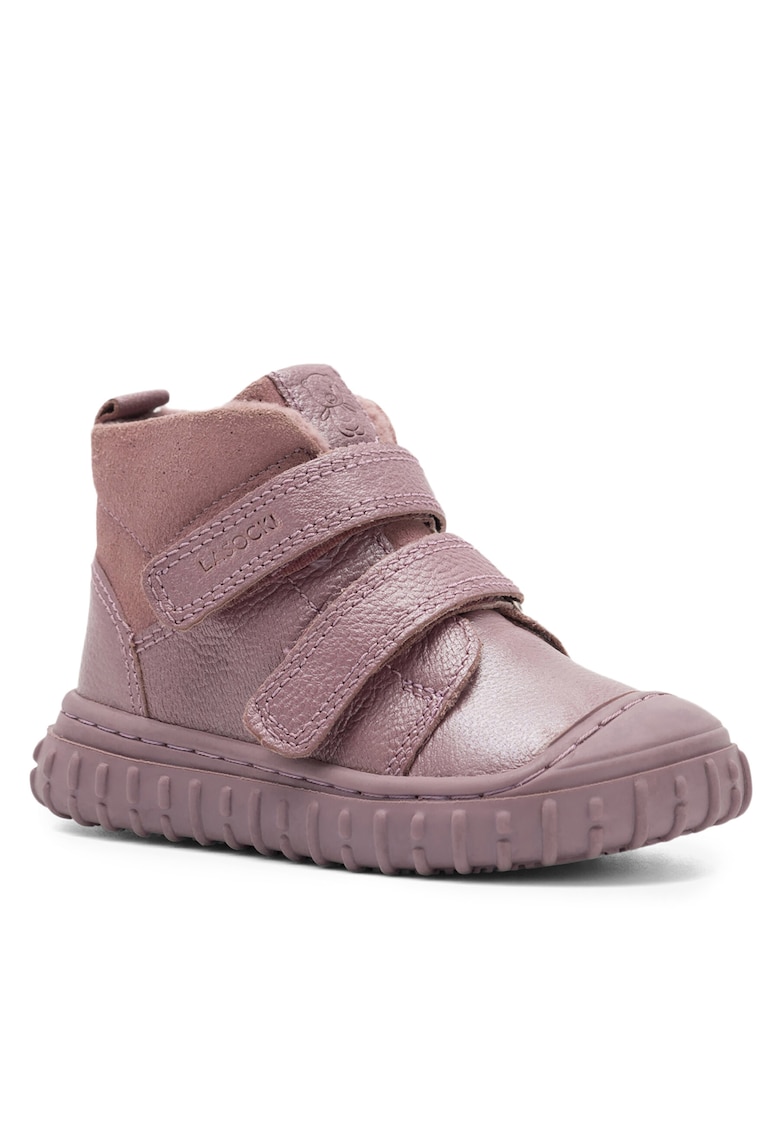 Ghete fete - piele naturala - roz