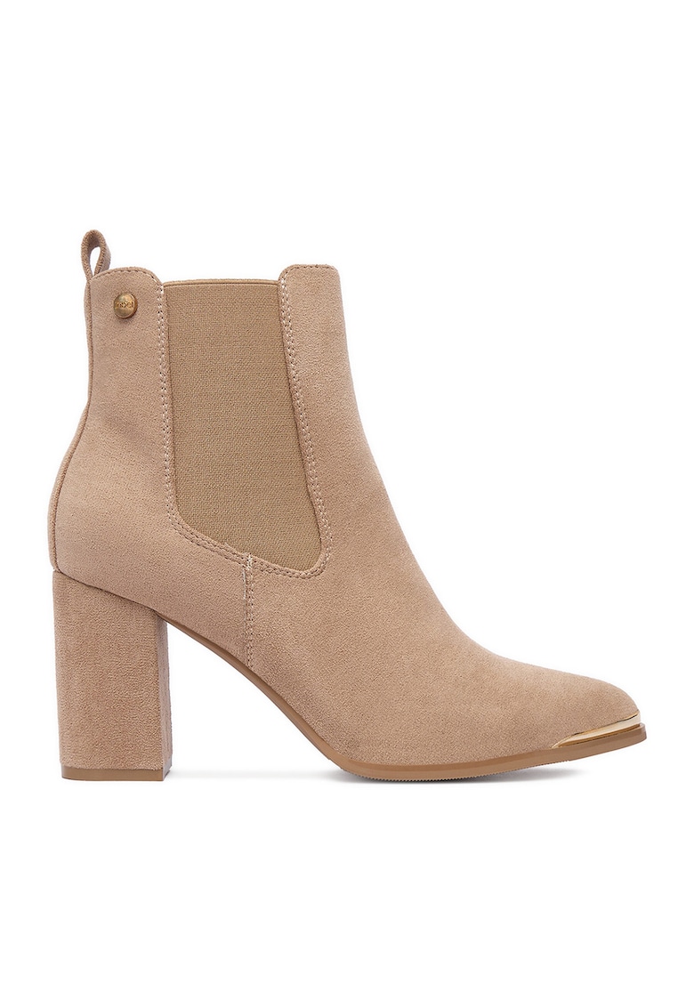 Botine dama HX22069A-3 - Textil - Bej