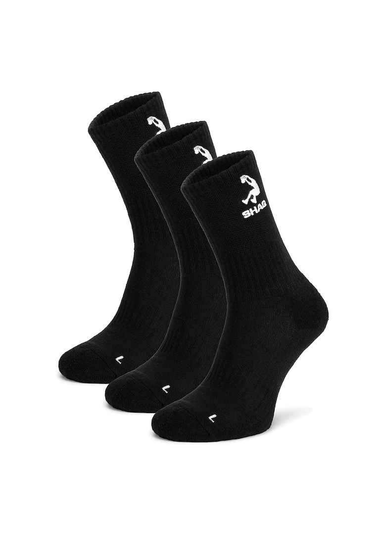 Sosete sport unisex lungi - negru - 39-42