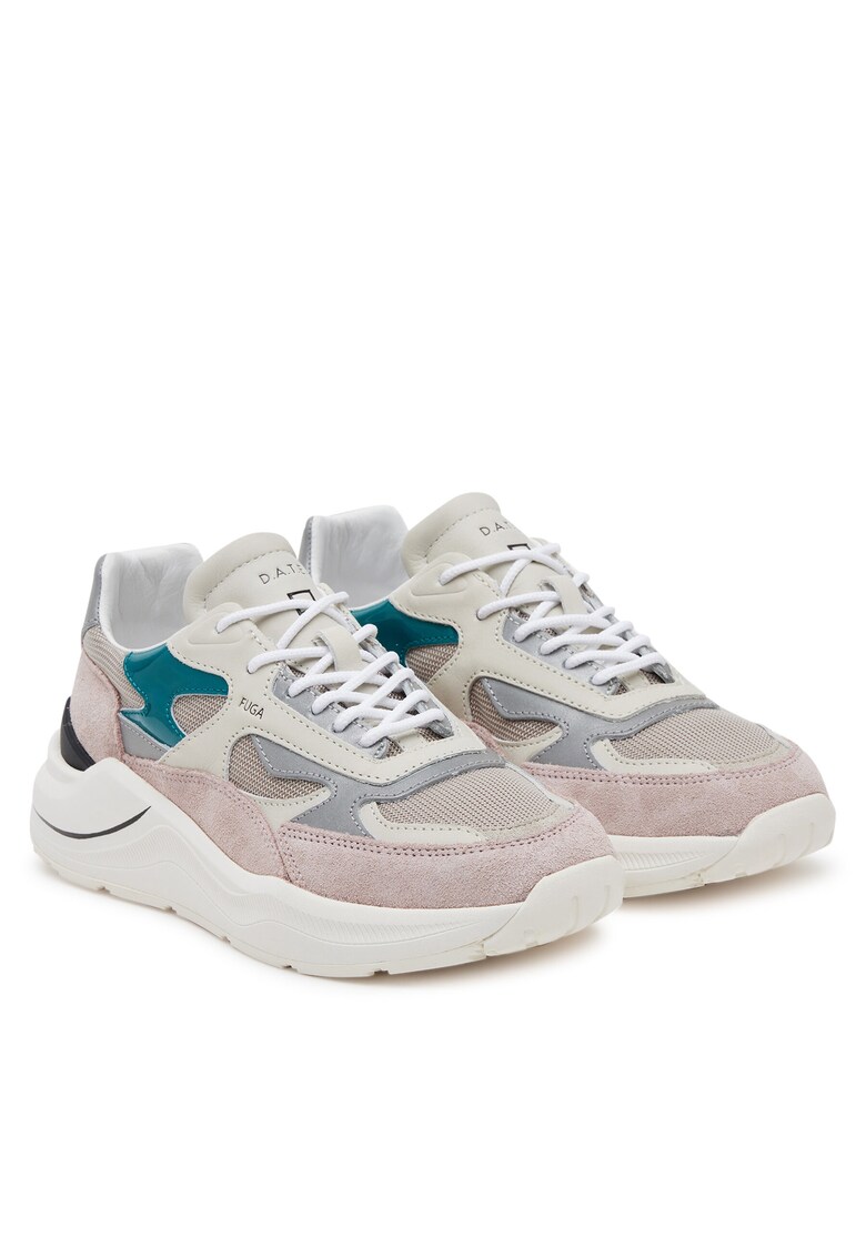 Pantofi sport dama - piele naturala - multicolor -