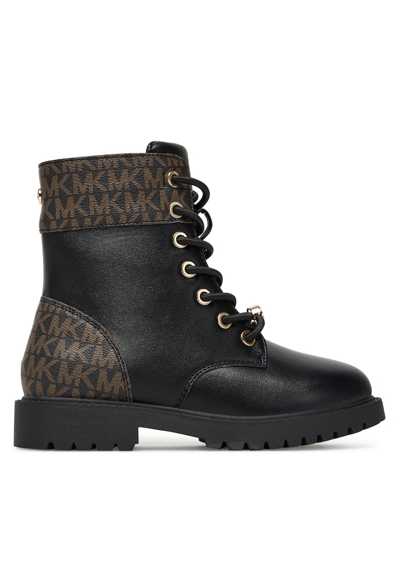 Michael Michael Kors Ghete fete - piele ecologica - negru/maro