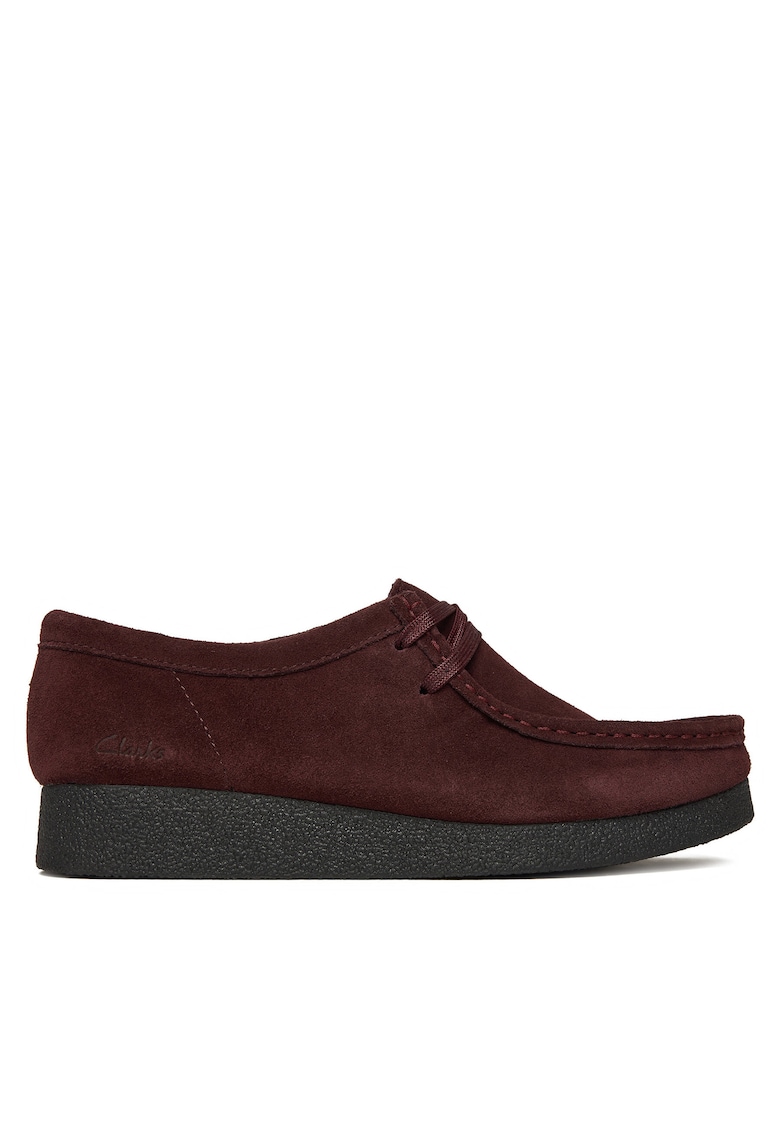 Mocasini dama - Merlot Suede - piele naturala - rosu