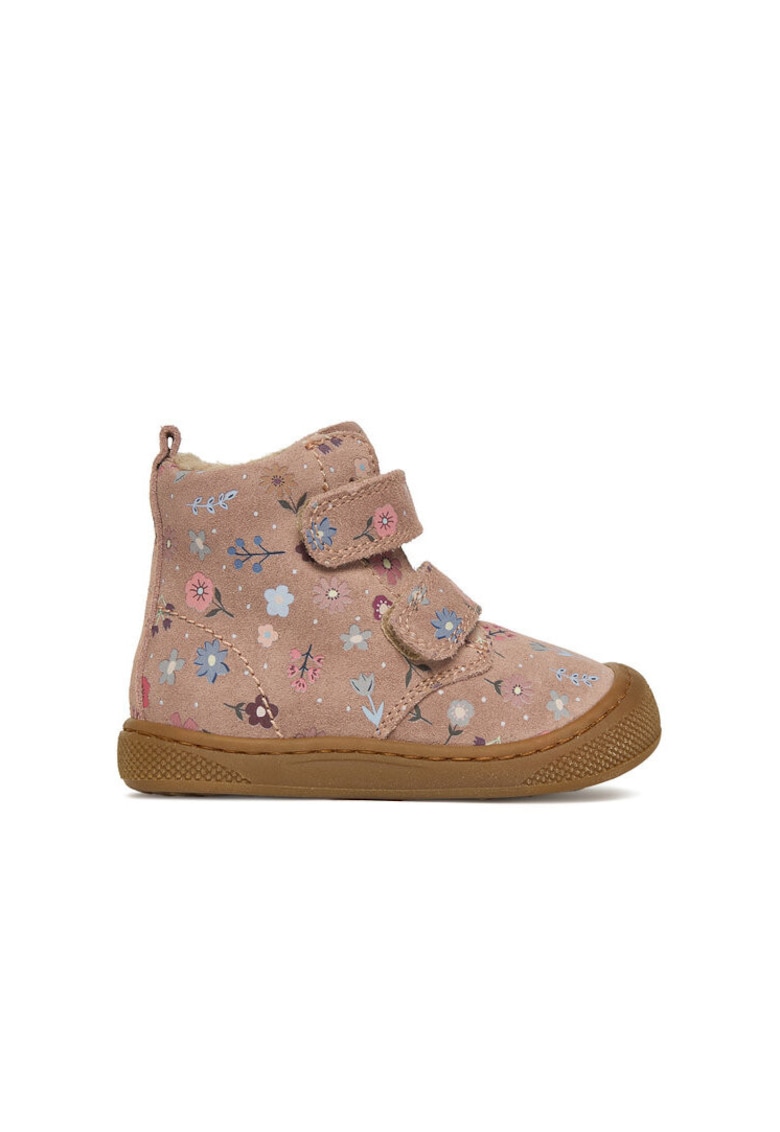 Ghete fete - piele naturala - roz