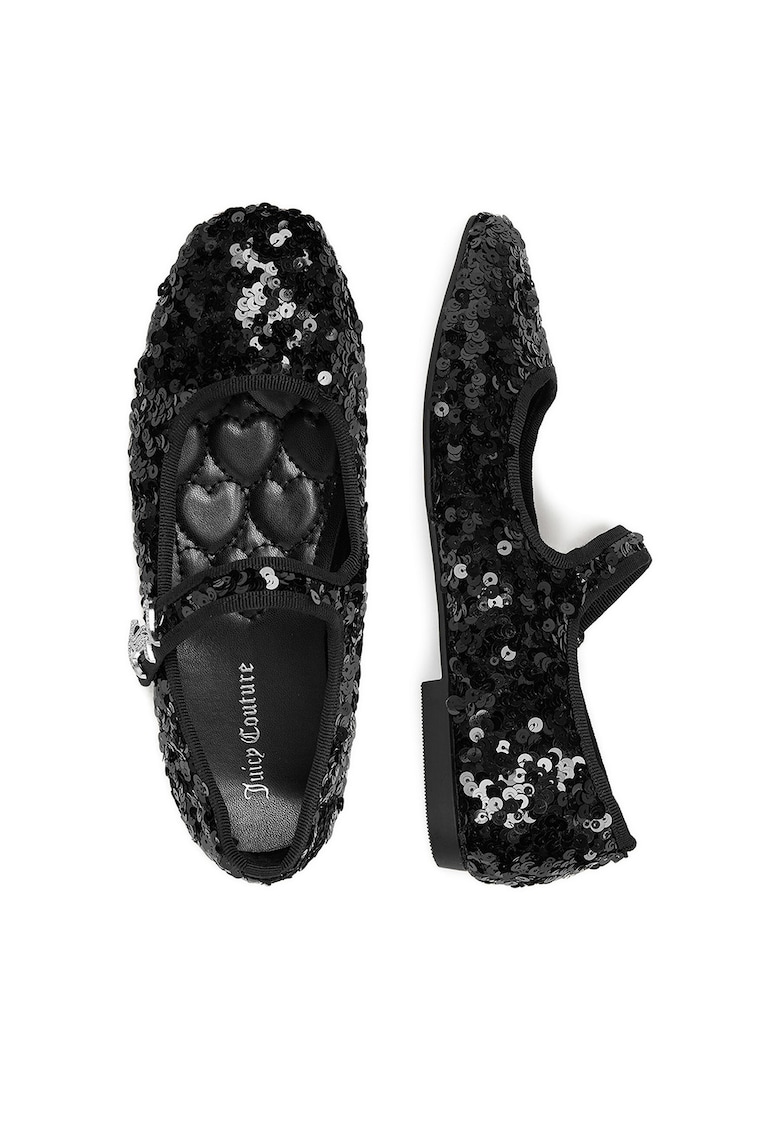 Balerini copii - negru - sintetic