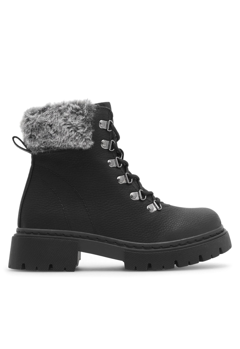 Ghete dama TRINITY WS5866-20 - piele ecologica - negru -