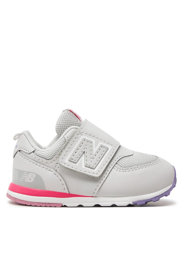 Pantofi sport copii model NW574KII - gri - ecologici
