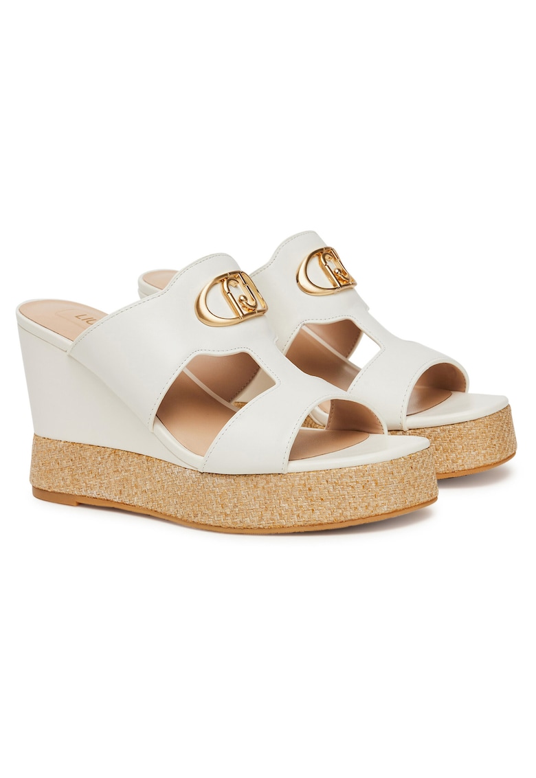 Slapi model 01065 - piele naturala - Off White
