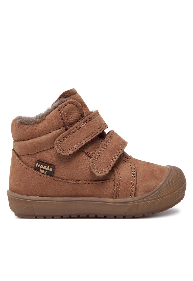 Ghete sport baieti - piele naturala - maro -