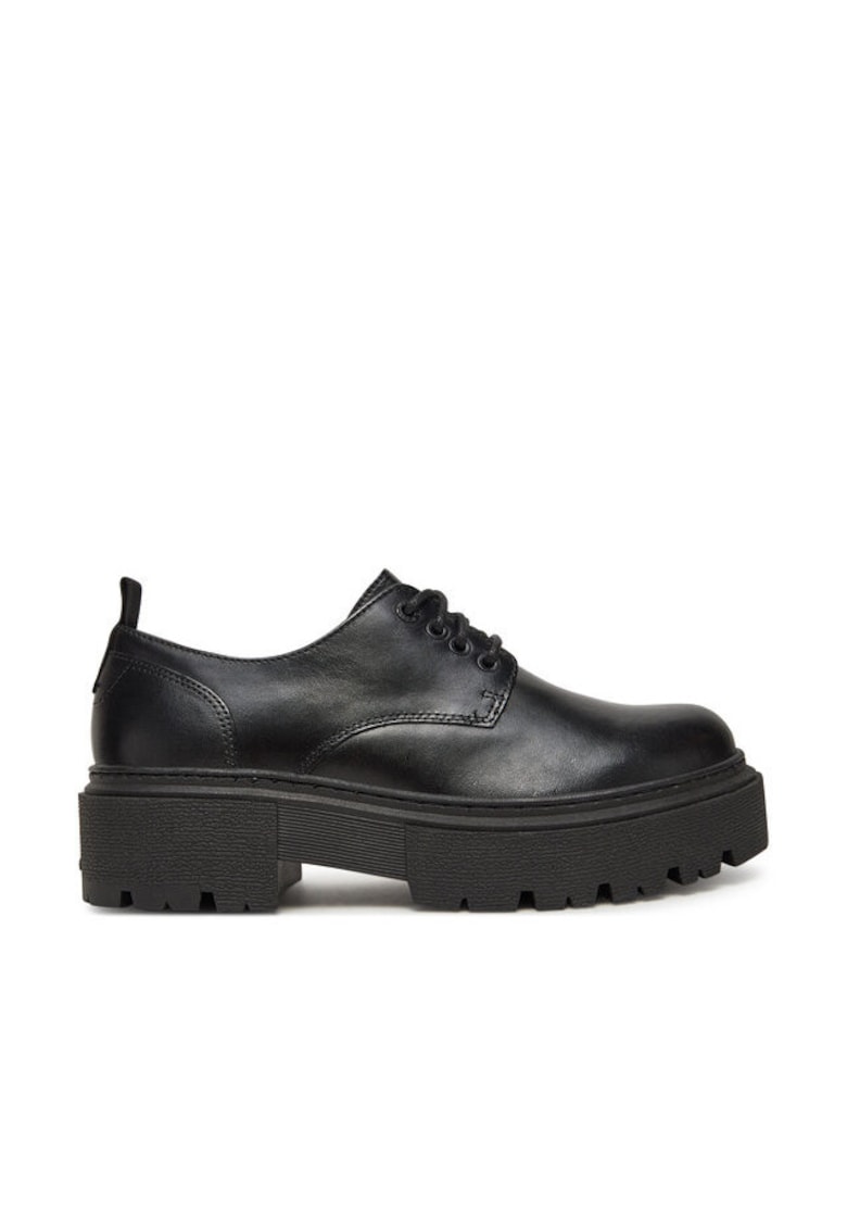 Pantofi dama piele naturala - negru - Negru
