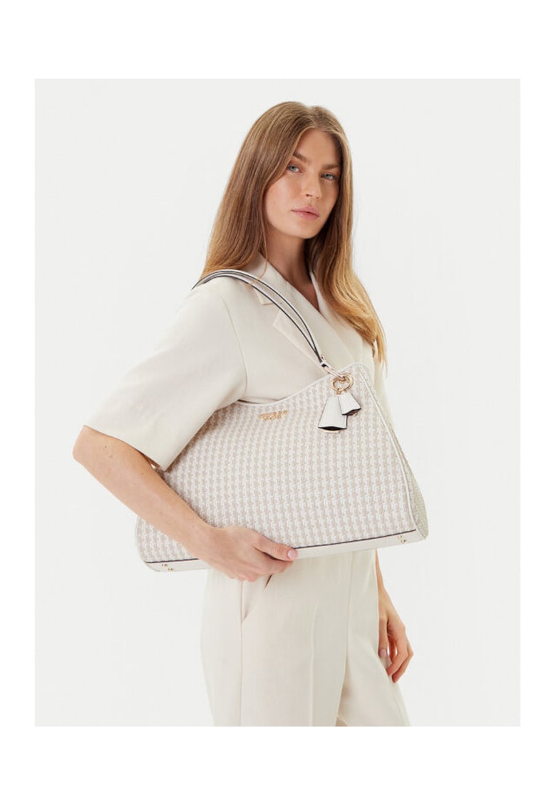 Geanta dama Mirema WHITE MULTI - 30x45cm