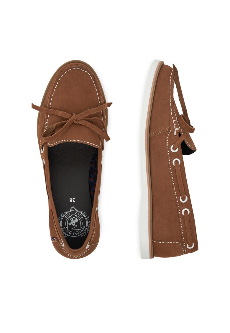 Mocasini dama piele naturala - maro