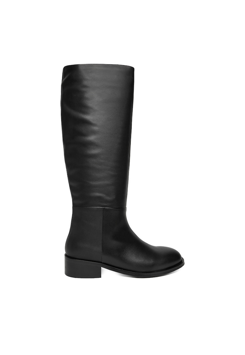 Cizme piele naturala - negru - Negru