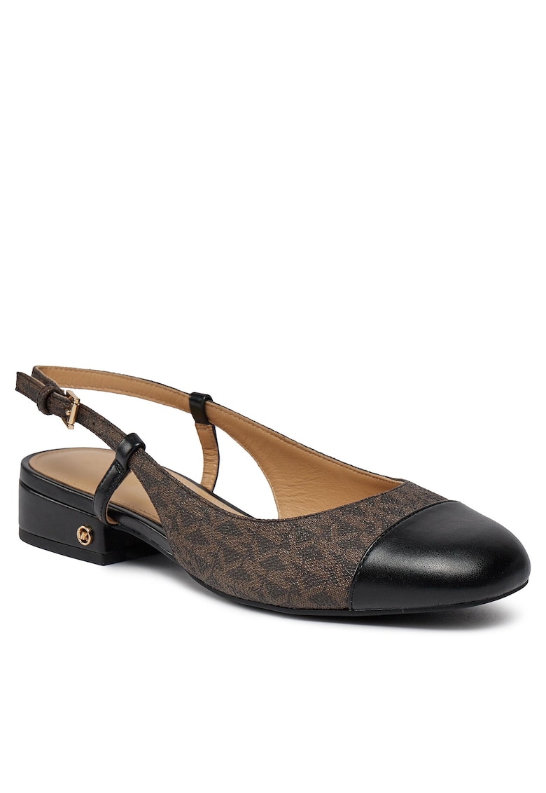 Sandale dama - piele ecologica - maro - Perla Flex Sling Fla -