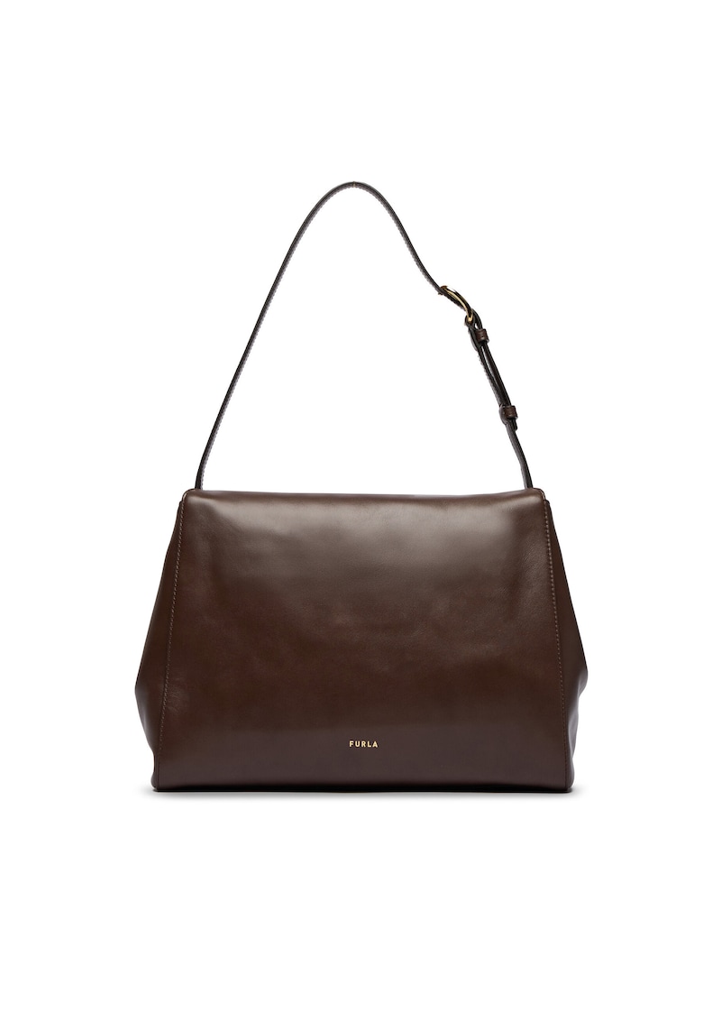 Geanta dama Espresso - piele naturala - 4 compartimente - culoare espresso