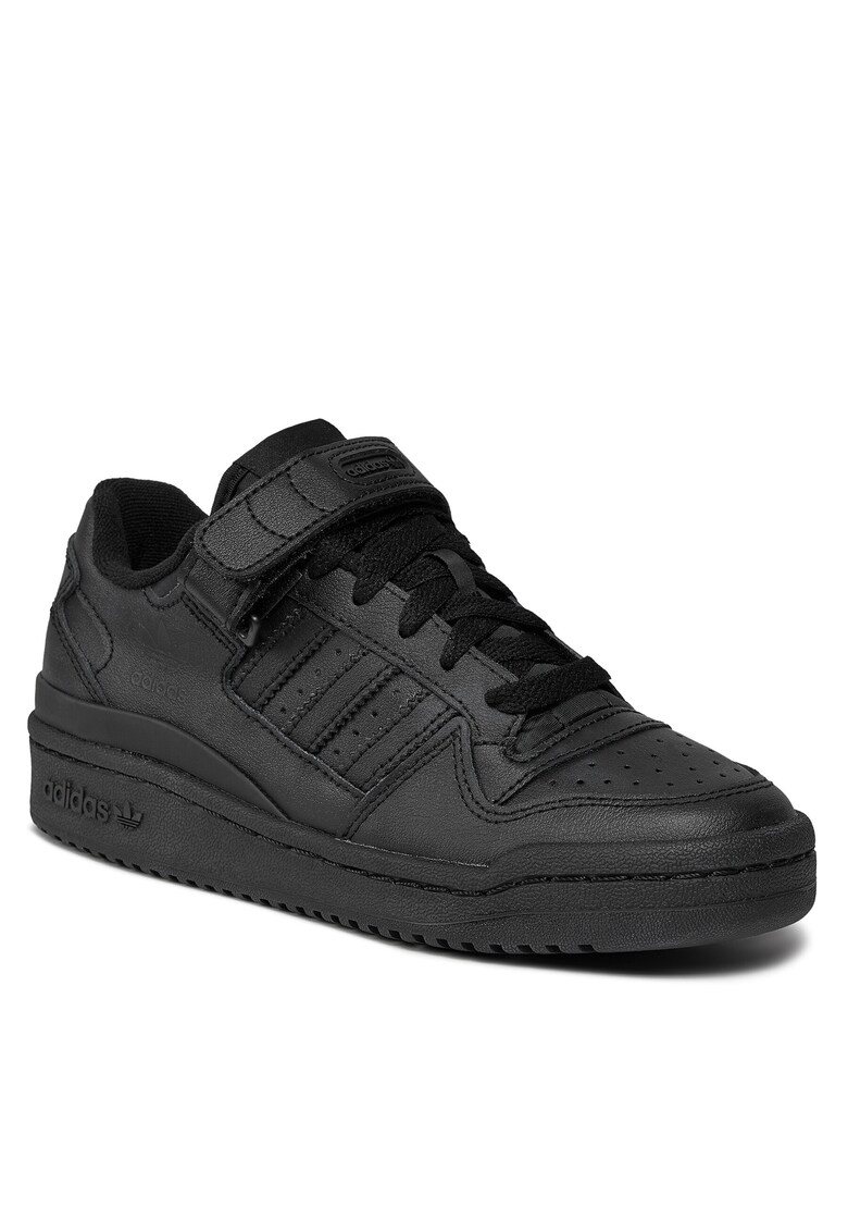 Tenisi copii - unisex - piele naturala - negru -