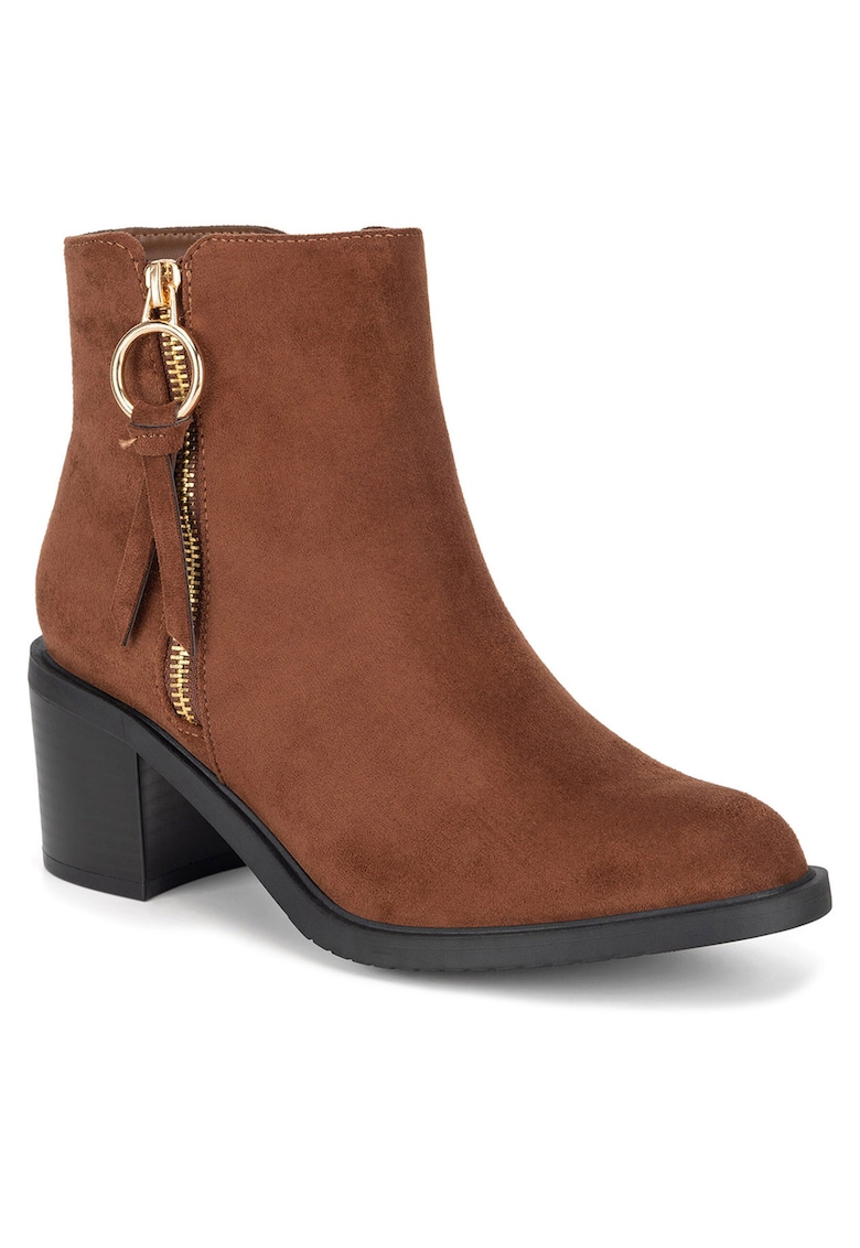 Botine dama LS5276-02A - Textil - Maro