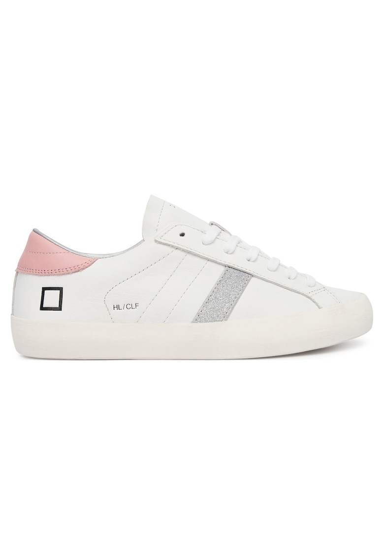 Tenisi dama - piele naturala - alb/roz -