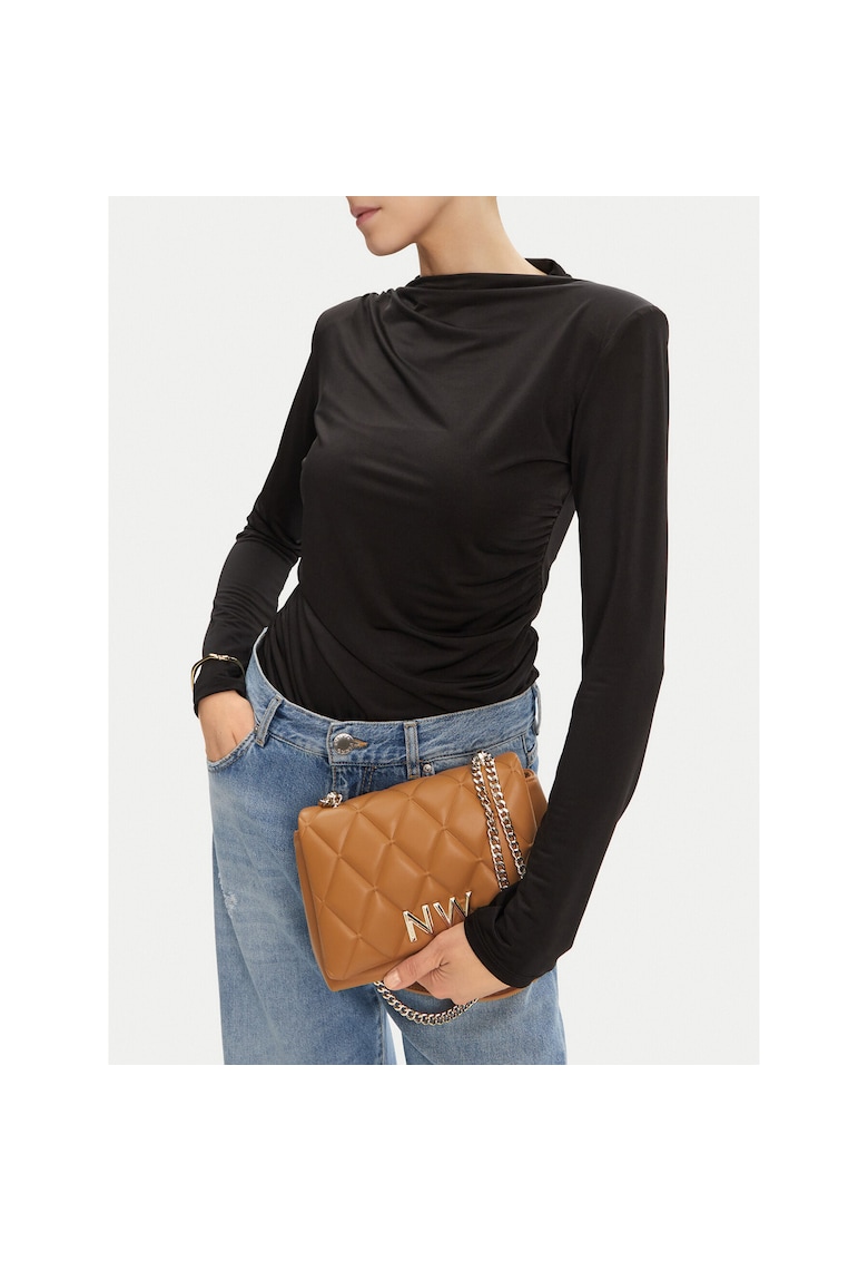 Geanta dama CEO-CHARLOTTE-I-S225 - culoare brown - material textil