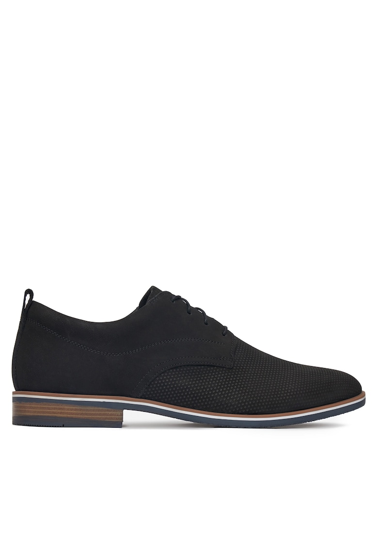 Pantofi barbati - piele naturala - 65885 - Negru