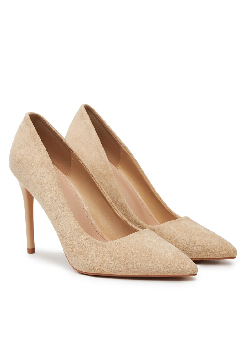 Pantofi dama - bej - piele ecologica - Bej