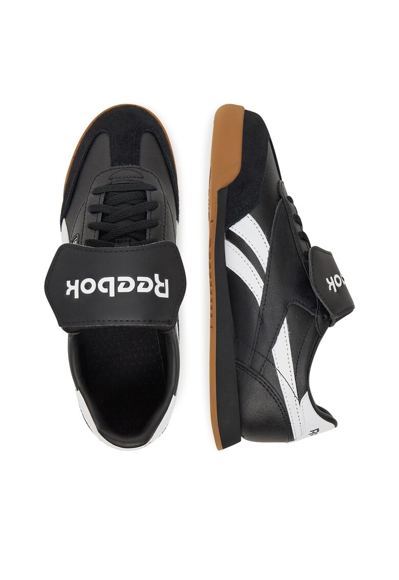 Tenisi dama - piele naturala - alb/negru -