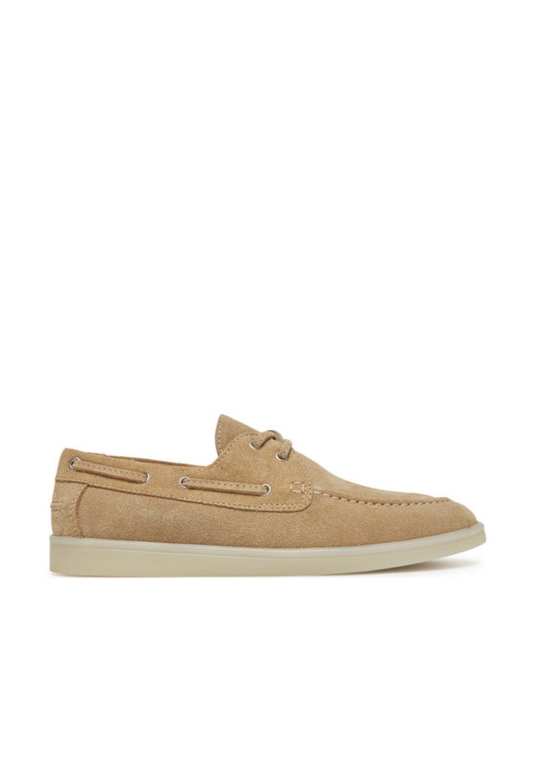 Mocasini dama ELLA-01 - piele naturala - Bej