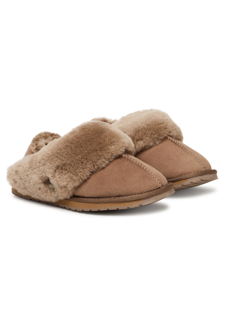 EMU Australia Papuci Mushroom - piele naturala - culoare Mushroom - model Balzary WP1