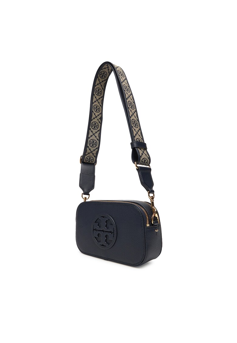 Geanta dama Mini Miller Crossbody - piele naturala - culoare navy