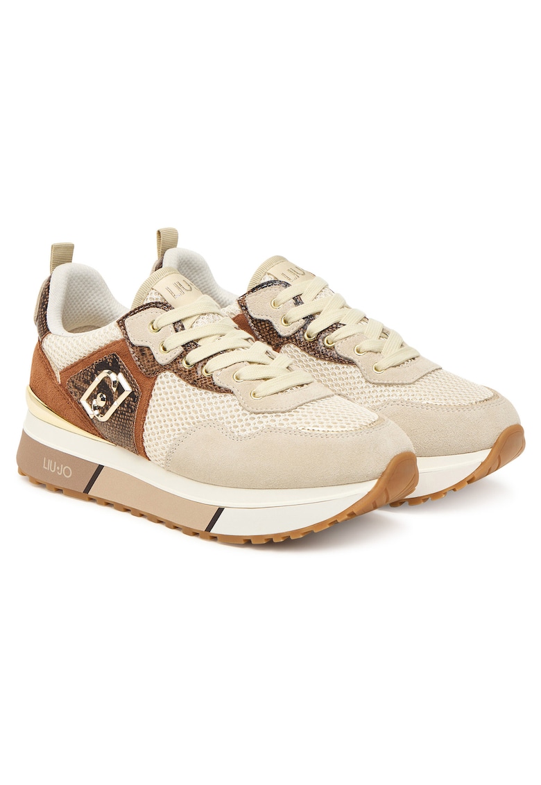 Tenisi dama S3812 - piele naturala - bej -