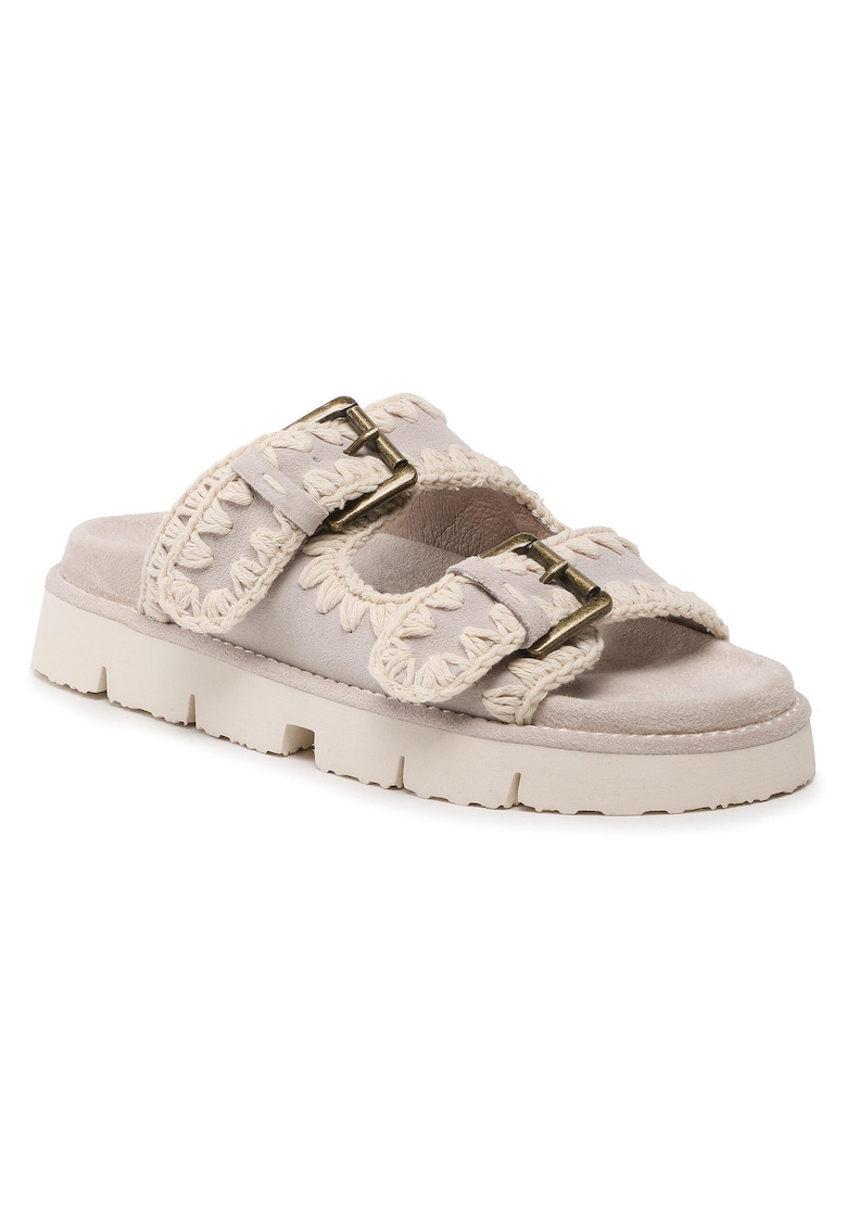Sandale dama - Chalk - cu catarame - bej -